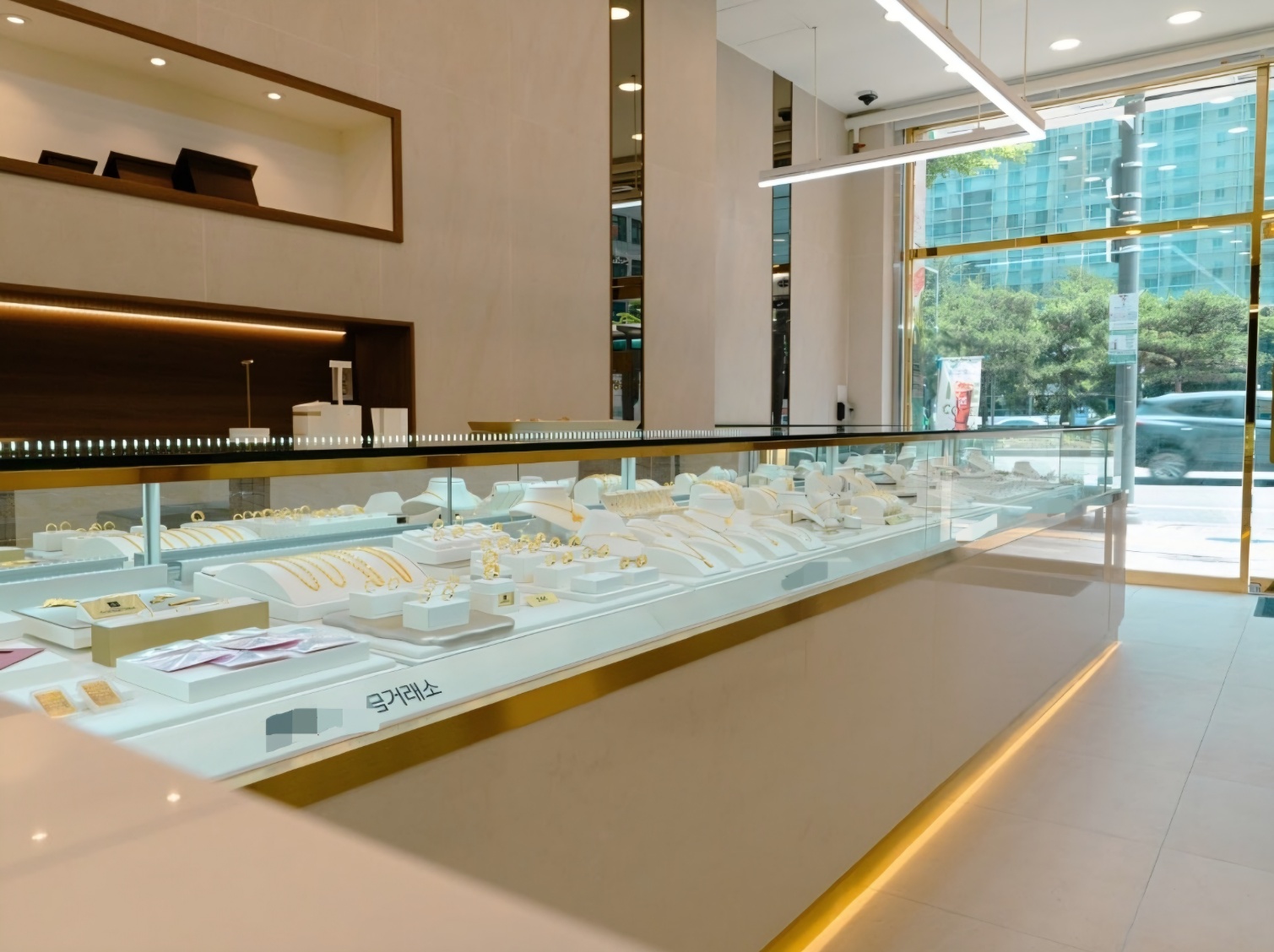 중앙디자인 금고형 귀금속 진열장